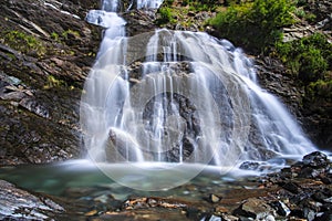 Waterfall and cascade