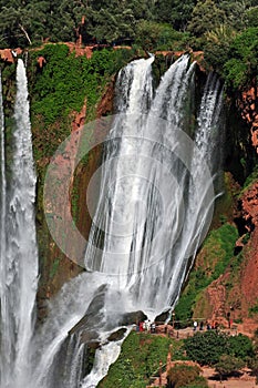 Waterfall Cascade D Ouzoud, protected by UNESCO.Morocco.