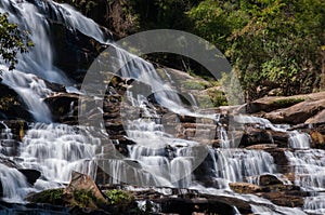 Waterfall in Chiang mai Province, Thailand photo