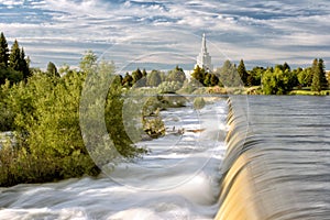 The waterfall that the City of Idaho Falls, Idaho is named after