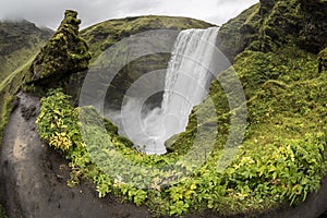 Waterfall and Cliff Long Exposure