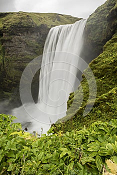 Waterfall and Cliff Long Exposure