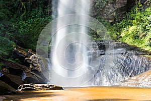 Waterfall close to Ibitipoca, MG, Brazil