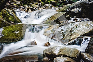 Waterfall close up