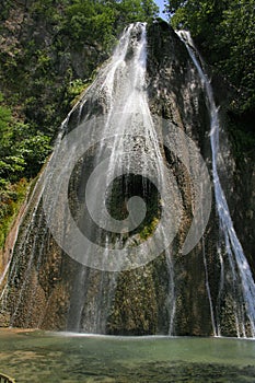 Waterfall cola de caballo in monterrey nuevo leon, mexico. II photo