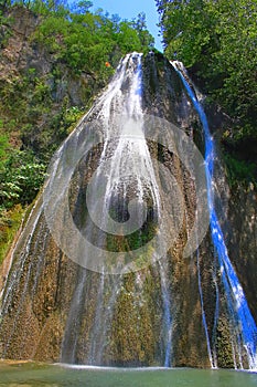 Waterfall cola de caballo in monterrey nuevo leon, mexico. IV