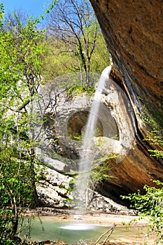 Waterfall in Crimea