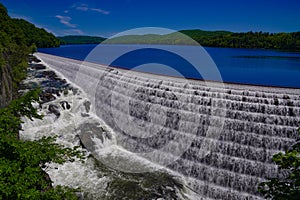 The waterfall on the Croton Dam in Croton Gorge Park