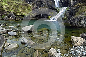 Waterfall, Cuillin Mountains, Isle of Skye , Scotland