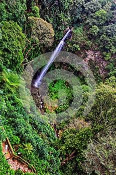 Waterfall curug cimahi bandung photo