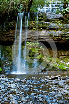 Waterfall in deep forest