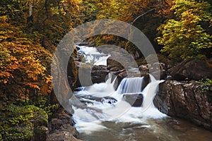 Waterfall in deep forest