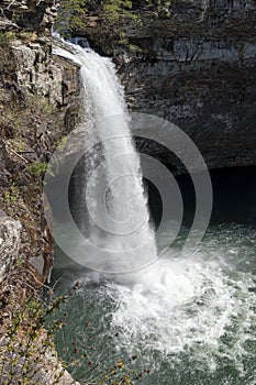 Waterfall at Desoto Falls Alabama