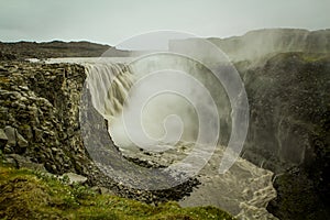 Waterfall - Dettifoss and Hafragilsfoss