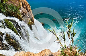 Waterfall Duden at Antalya, Turkey