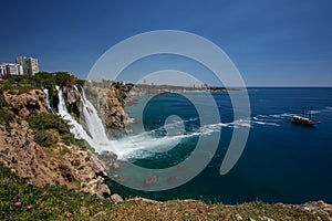 Waterfall Duden at Antalya, Turkey