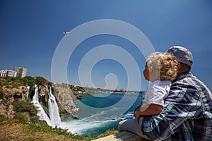 Waterfall Duden at Antalya, Turkey