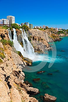 Waterfall Duden at Antalya, Turkey