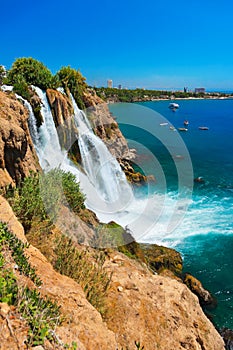 Waterfall Duden at Antalya, Turkey