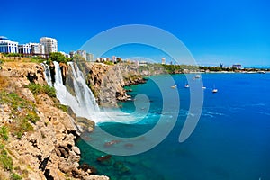 Waterfall Duden at Antalya, Turkey