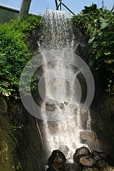 Waterfall at the Eden Project