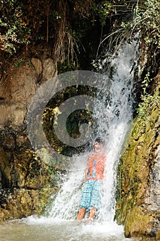 Waterfall in Ein Gedi