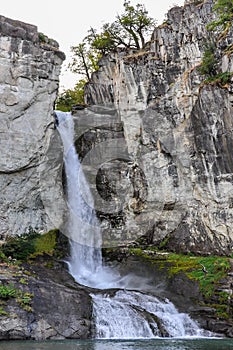 Waterfall, El Chalten, Argentina