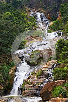 Waterfall Ella in Sri Lanka photo