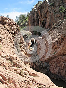 Ellison Creek waterfall in Arizona photo