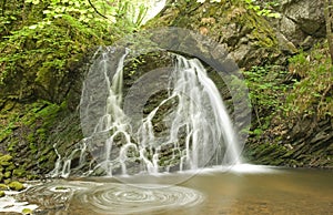Waterfall in the Fairy Glen. photo