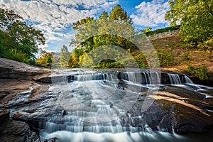 Waterfall at the Falls Park on the Reedy, in Greenville, South C