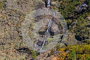 Waterfall of Fisgas de Ermelo in Mondim de Basto