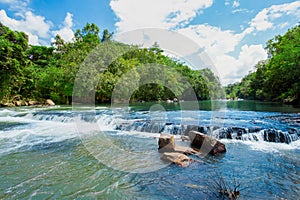 Waterfall, Flowing Water, River, Rock ,Stone