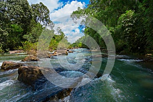 Waterfall, Flowing Water, River, Rock ,Stone