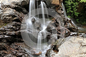 Waterfall in a forest