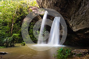 Waterfall in forest