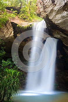 Waterfall in forest