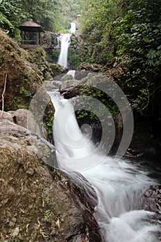 Waterfall in a forest Bali