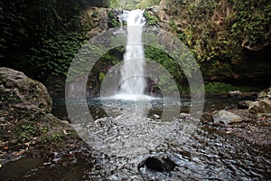 Waterfall in a forest Bali