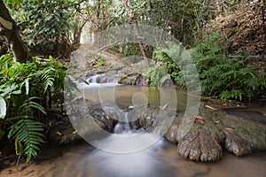 Waterfall in the forest, Sai Yok national park, Thailand