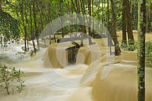 Waterfall in the Forest thailand