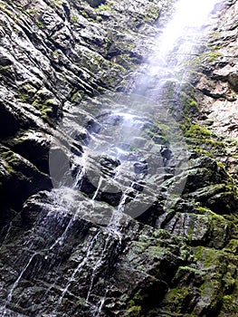 Waterfall in the forests of Croatia