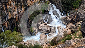 Waterfall that forms the source of the Castril River