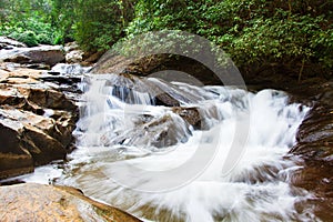 Waterfall in forrest.