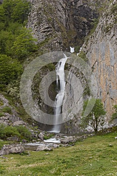 Waterfall in french pyrenees