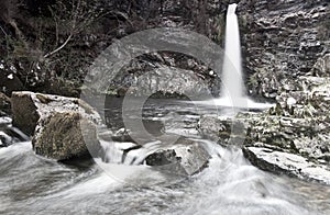Waterfall in Galloway Forest Park