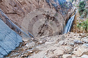 Waterfall in Garganta del Diablo valley near Tilcara village, Argenti