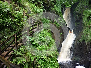Waterfall in Glenariff, Northern Ireland