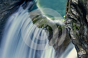 Waterfall at a gorge