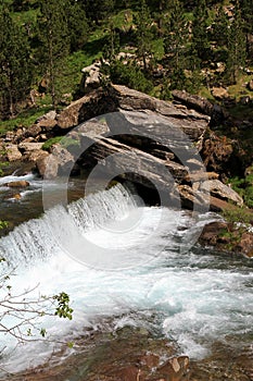 Waterfalls Gradas de Soaso in Ordesa Park photo